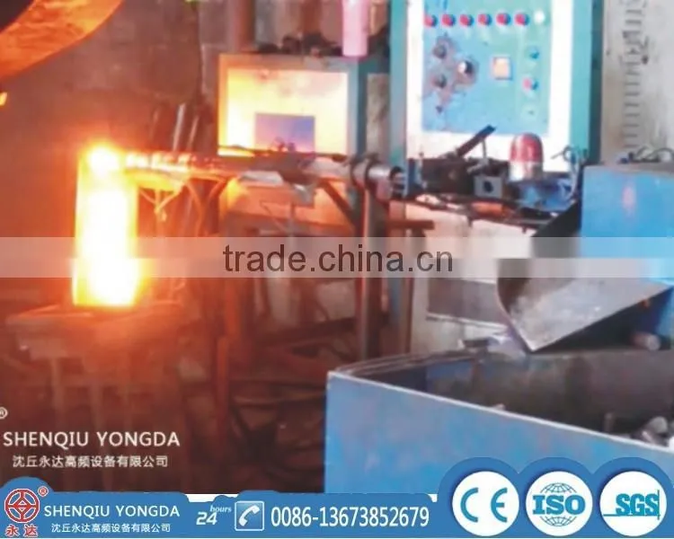 Steel bar forging furnace induction heating machine