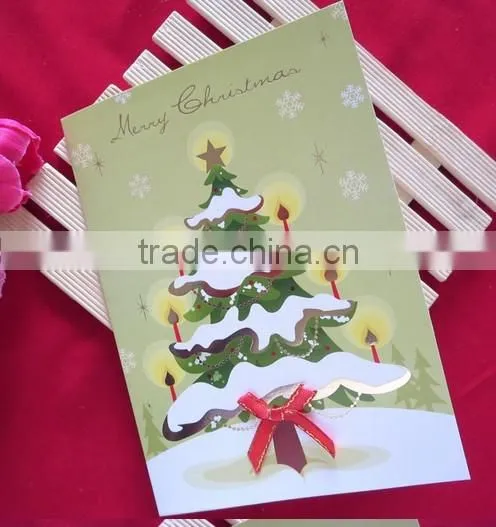 XHFJ new customized christmas card for friends