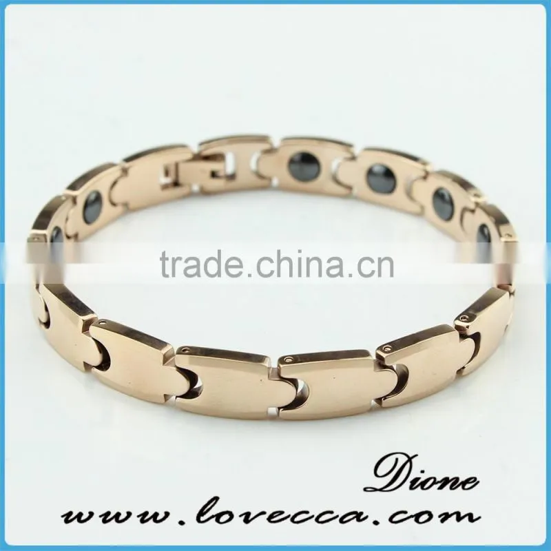 Black tungsten fashion jewelry health blood circulation bracelet for sale