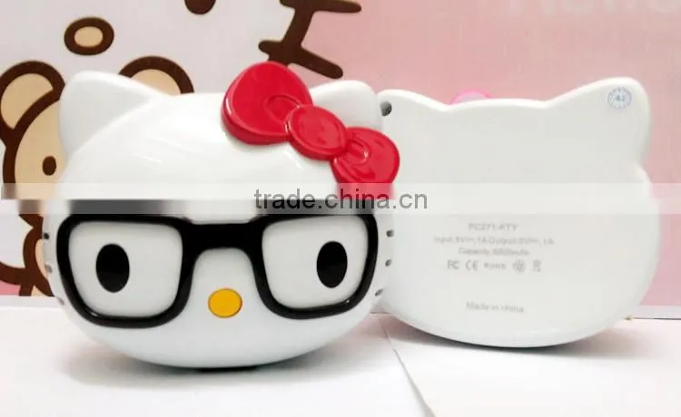 China manufacturer for cartoon mobile power bank 2600mah 5200mah(OS-211PB)