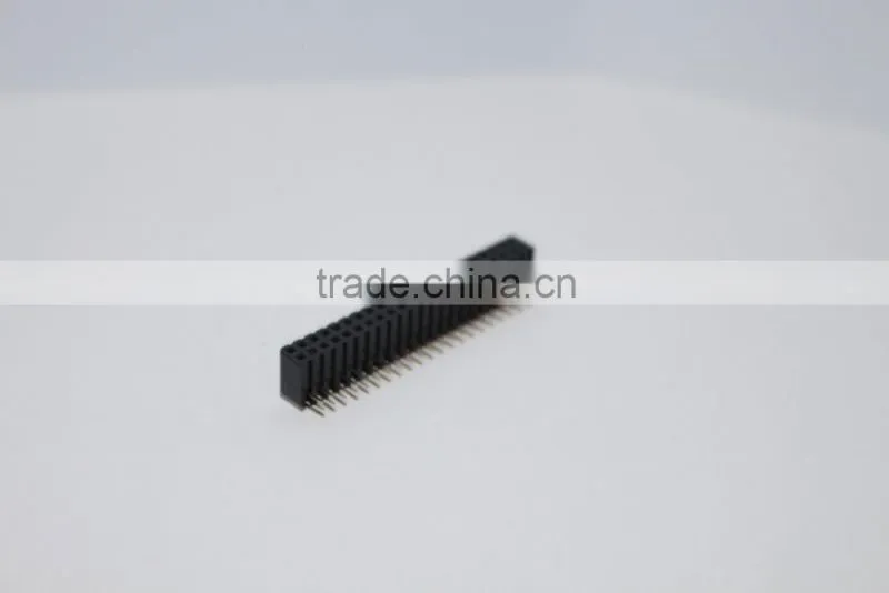 2.54mm double row right angle Female header 2~40 pin