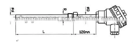 RTD Platinum Rhodium Assembling Thermocouple