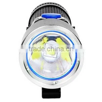 most powerful aa battery led aluminum flashlight bailong