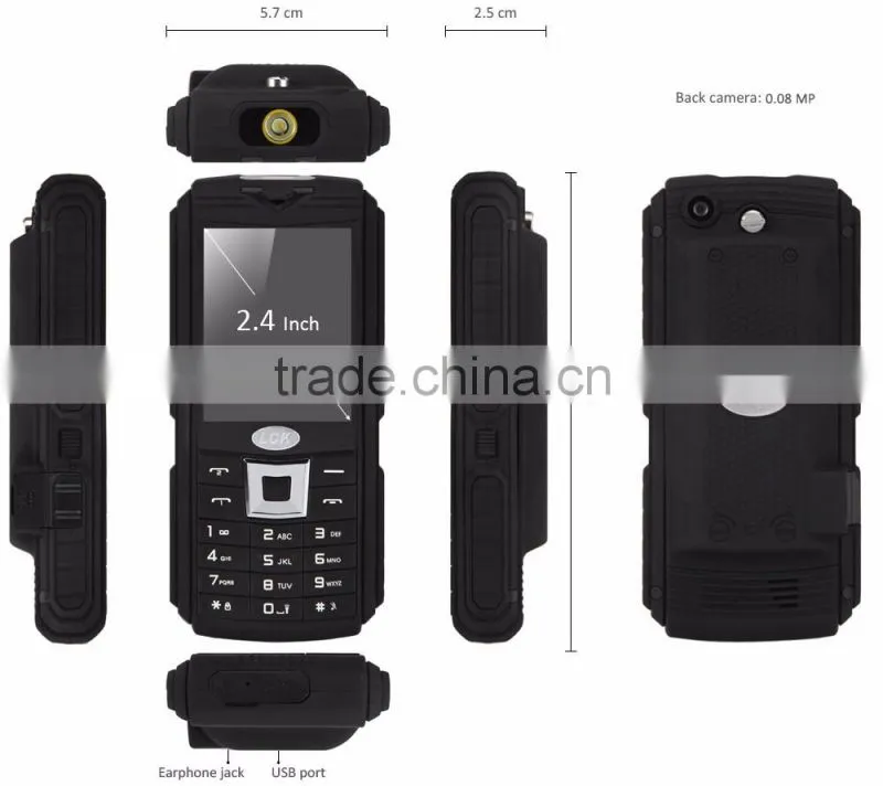 XP3400 2.4 inch Unlocked Phone 12000mAh Quad Band Dual SIM Camera Flashlight FM Bluetooth
