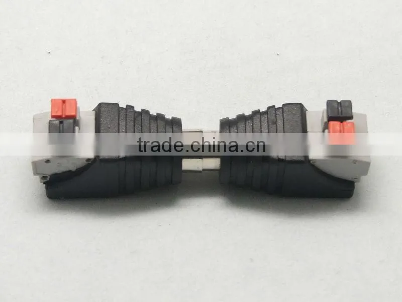 RCA PLUG RCA female plug RCA to 2pin spring connector CAT5 CAT6 Cable to AV Phono Male RCA Connector Jack Plug for CCTV