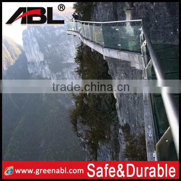 304/316 Building material for project stainless steel glass railing glass balustrade glass handrail