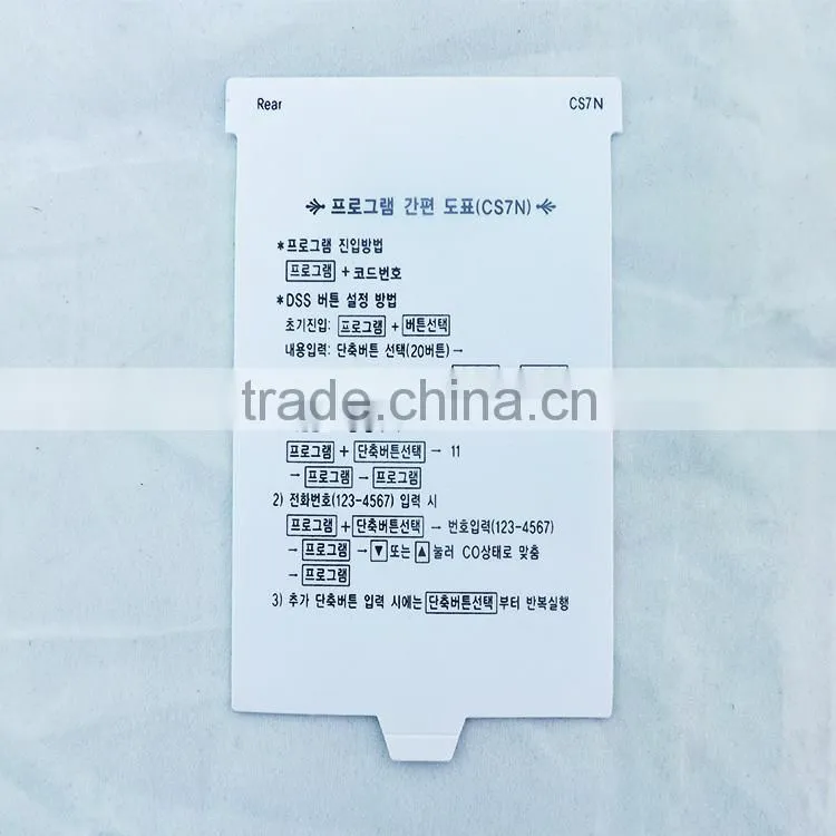 PVC nameplate