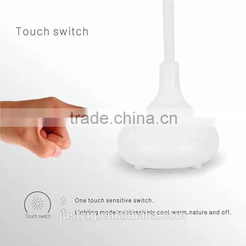 Factory LED reading Lamp Rechargeable ,Golf-shape Flexible Eye Care book light