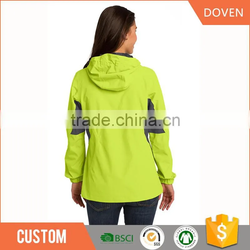 Custom ladies plain jackets waterproof warm jackets
