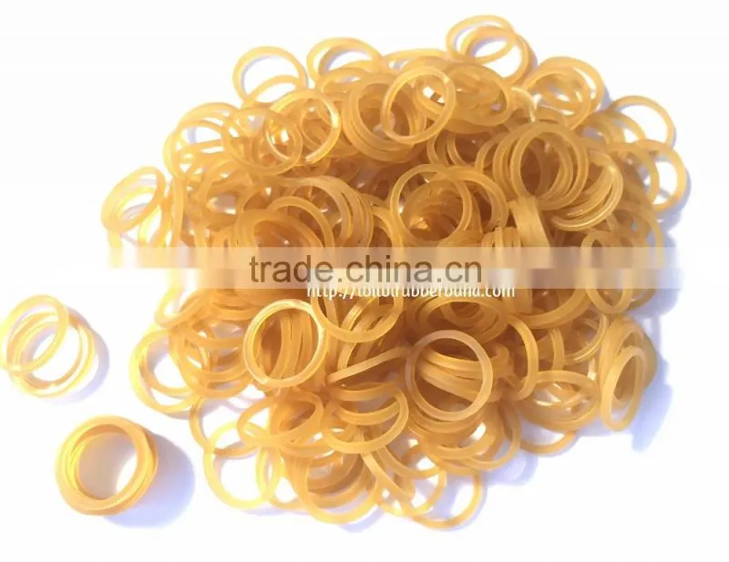 Supply small loom rubber bands - HOT cheap price small circular loom band glitter rubber band natural