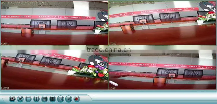 LS VISION wifi ip camera with nvr kit wireless security camera wifi p2p wireless 2mp ip camera