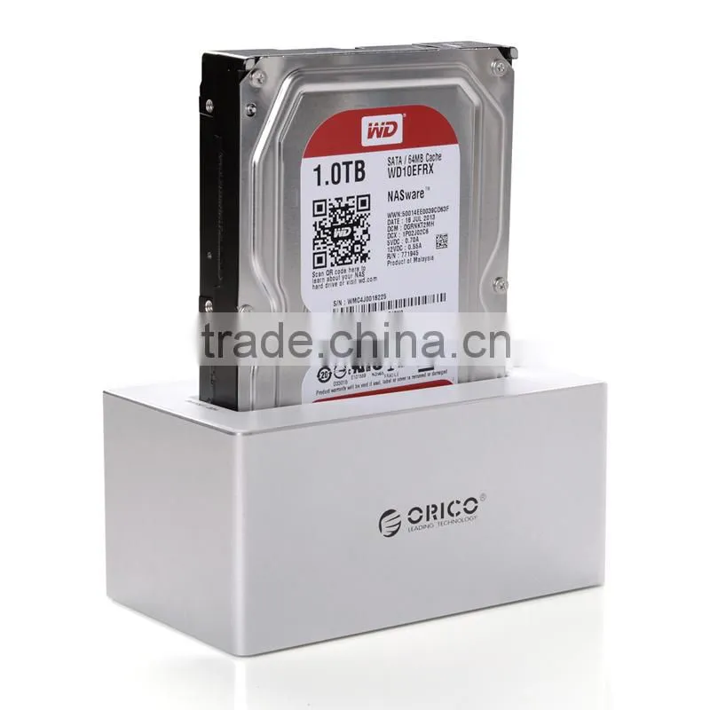 Wholesale OEM/ORICO 6818US3 4TB 1-Bay 2.5" 3.5" alumium hdd docking station for Mac
