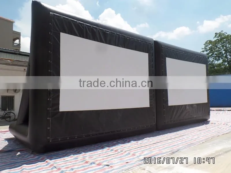 high level workmanship inflatable movie screen for TV projection