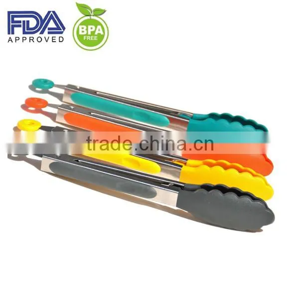 Kitchen Accessory Silicone Food Tong / Cooking Function of Food Tongs