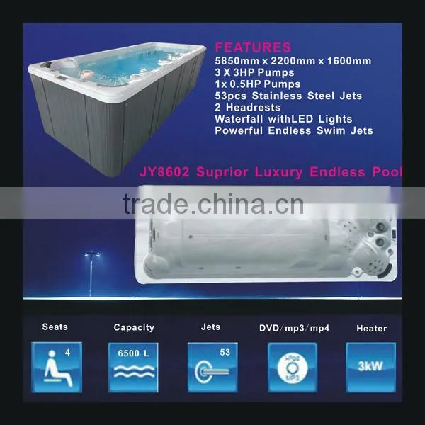 Personalized used inflatable rectangular bubble swim spa /swimming pool from direct manufacturer
