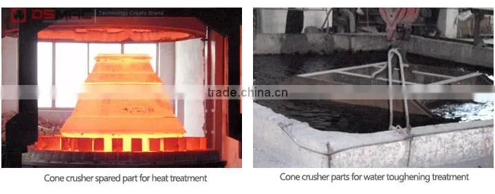 Terex spare parts- cone crusher concave, cone crusher spare parts with longer serve life (from OEM manufacture)