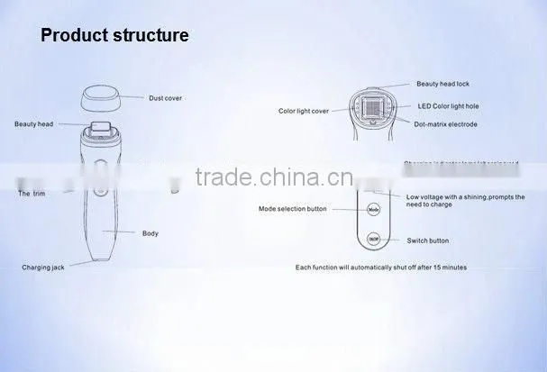Mini handheld fractional rf handheld mini body massager