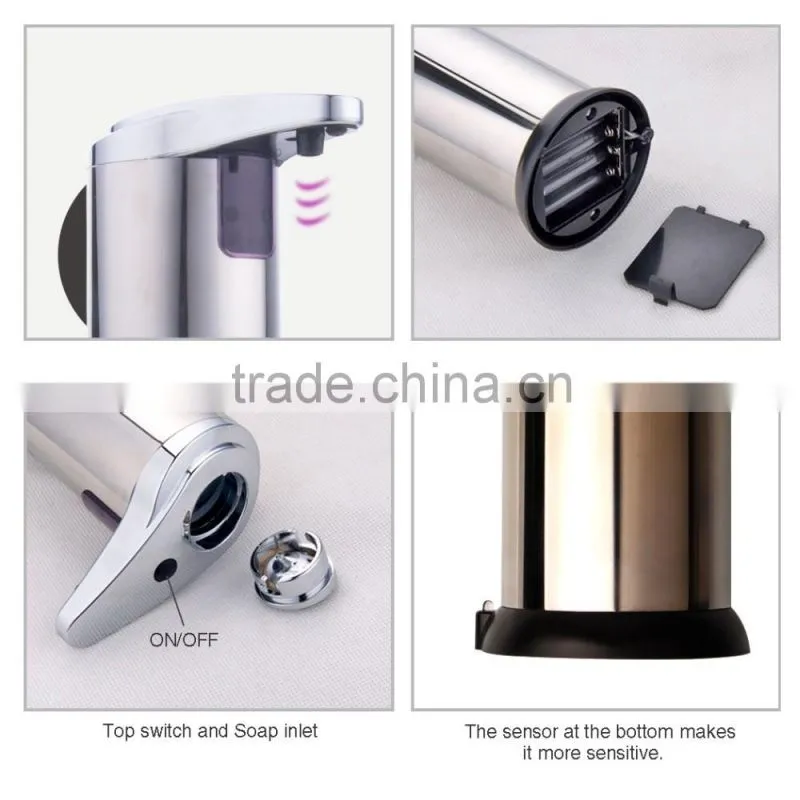 Kitchen Stainless Steel Automatic Sensor Liquid Soap Dispenser