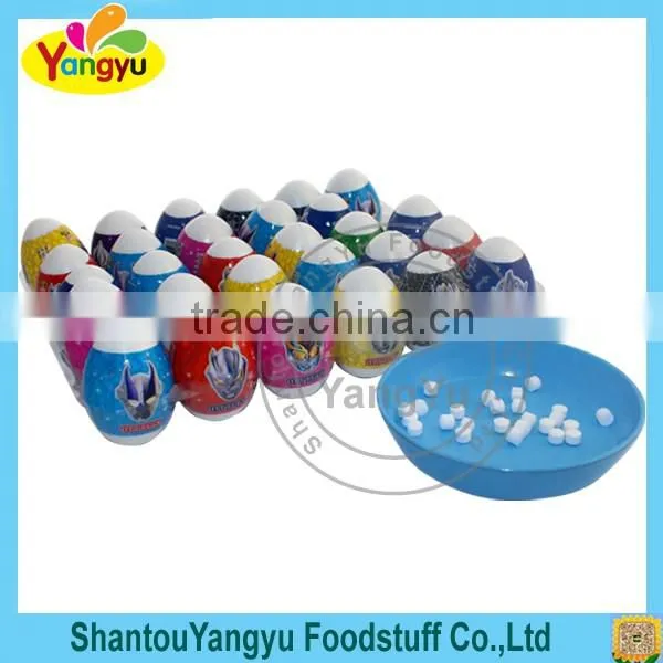 Yangyu Halal delicious tablet candy in ott egg for sales