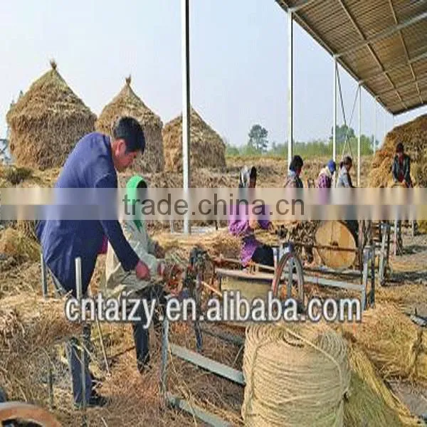 New condition easy operation wheat straw hay band spinning machine