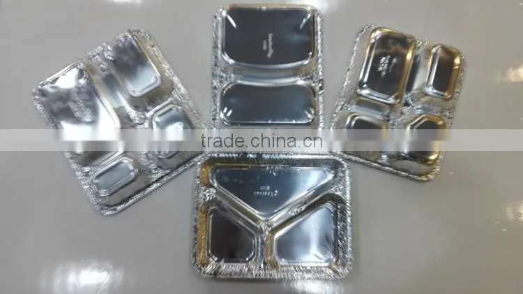 Disposable Aluminum foil bowl, polygon containers, fast food packing, Factory