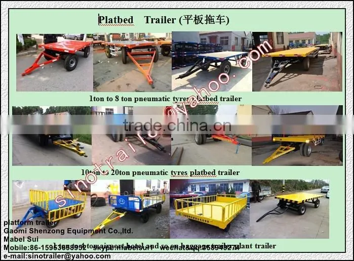 flat top trailer with deck over wheels