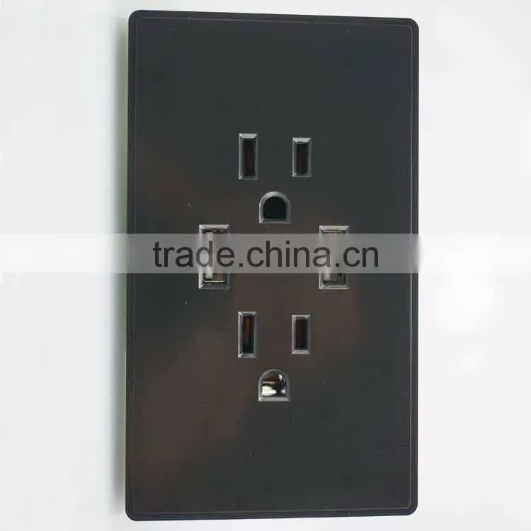 Hot selling wall switched socket usb power plug outlets and socket