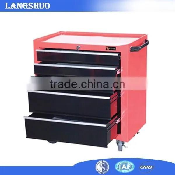 Portable used practical trolley tool box metal tool storage cabinet