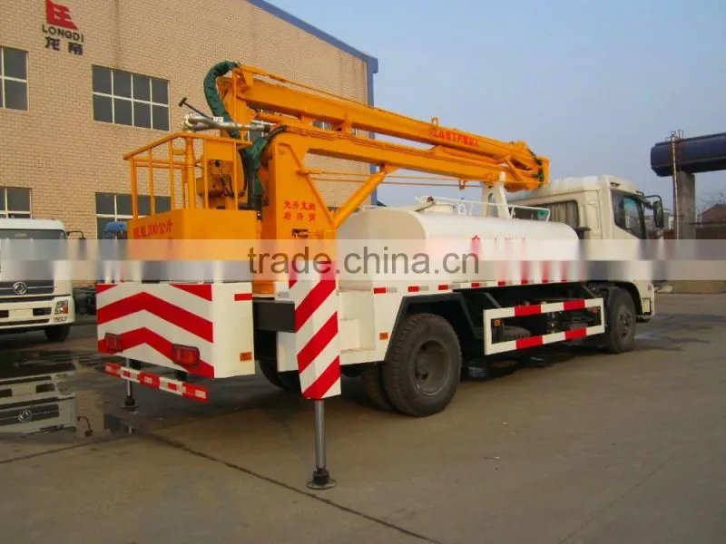 22m Dongfeng Kingrun elevated work platform with water tank for sale