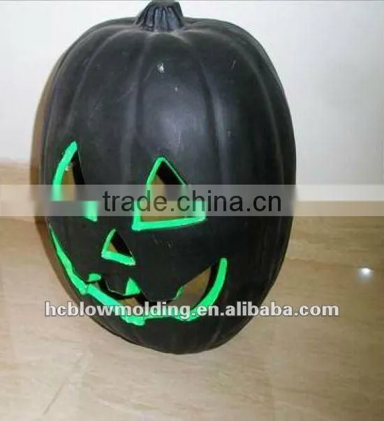 OEM Blow Molding PE Pumpkin Head Terrorist Pumpkin Ghost Face Plastic