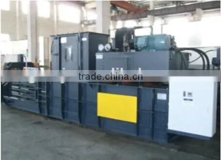 Horizontal Semi-auto Hydraulic baler press for waste paper,plastic bottle,cardboard baling press machine YW3-150T