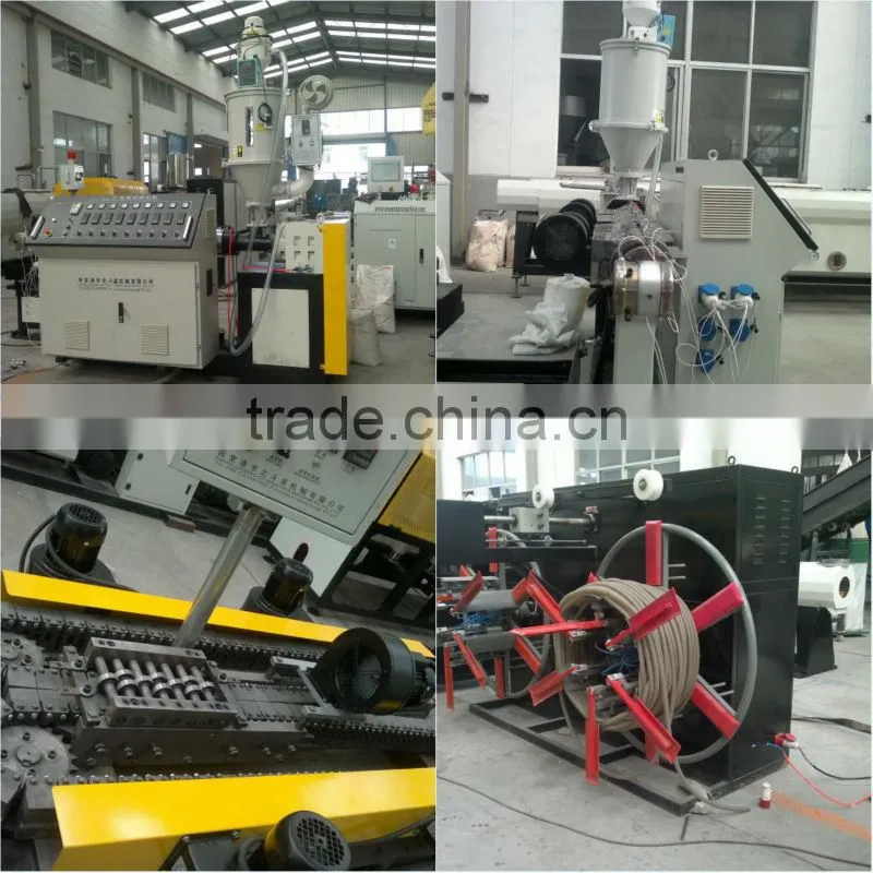 PP PE corrugated pipe extruding machine