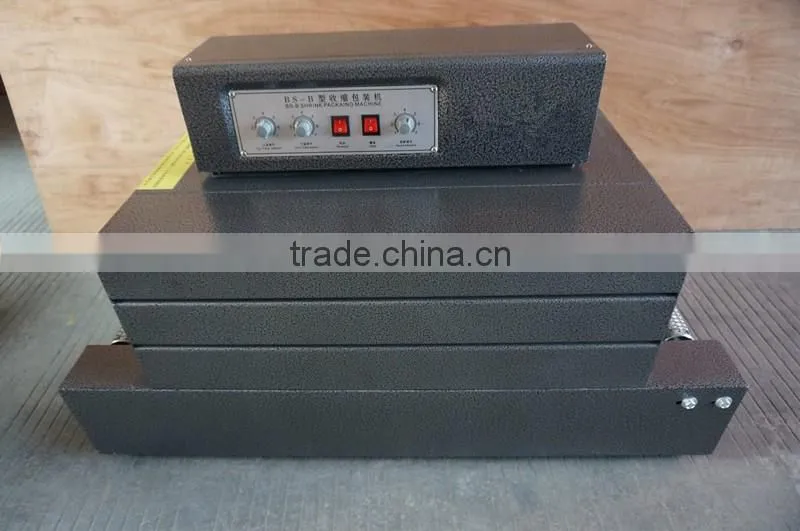 High quality BS-400 shrink warpping machine for foods,cups,biscuits packing machine