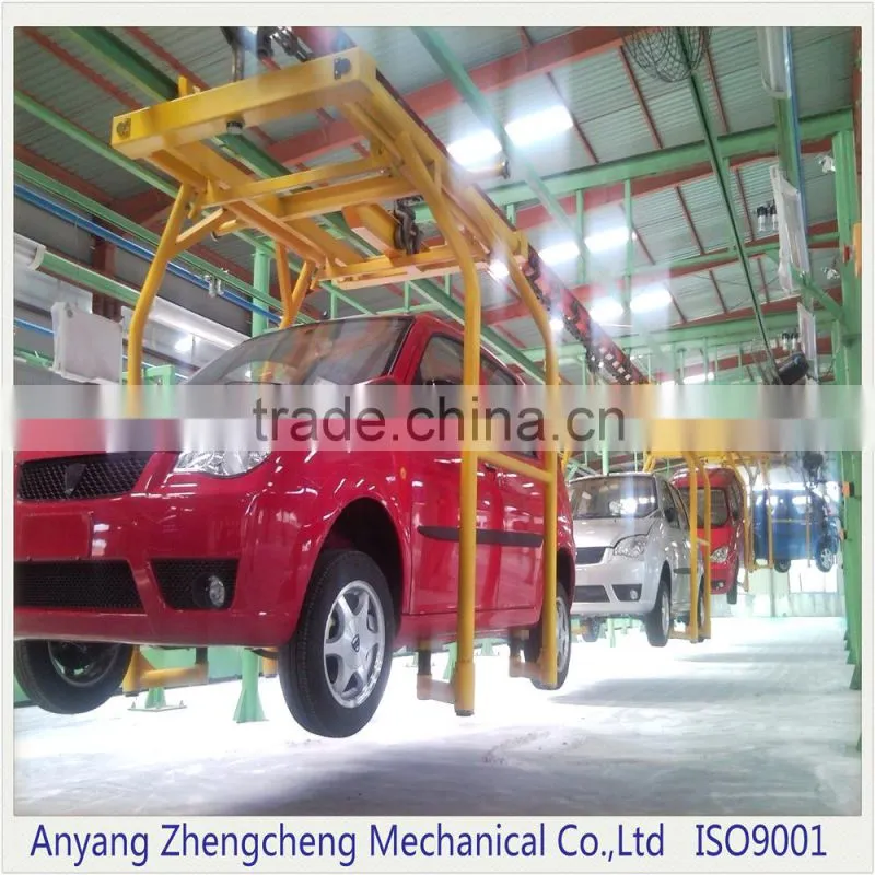 various custom made assembly line