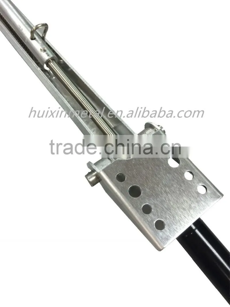 Solar heat sensitive temperature control automatic greenhouse windows opener with single spring