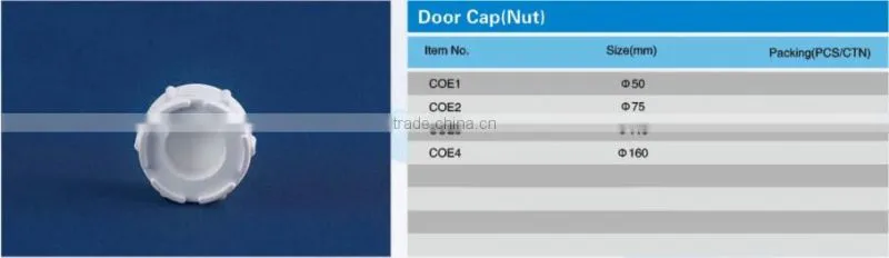 PVC Drainage Pipe Fittings Door Cap (Nut)