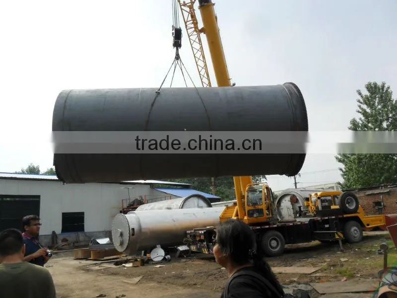 PPM Emission- Standard Plastic Pyrolysis Machine /Rubber Pyrolysis Machine /Machines