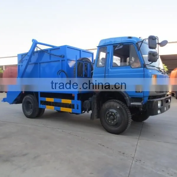 170hp 4*2 DONGFENG Garbage Truck with underground bucket 6ton