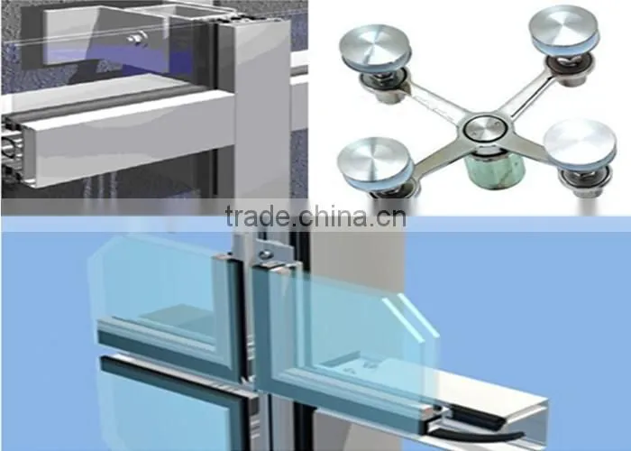 Exterior PVB film laminated balcony glass curtain window