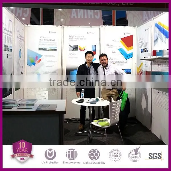 3 layer polycarbonate plastic panel building material