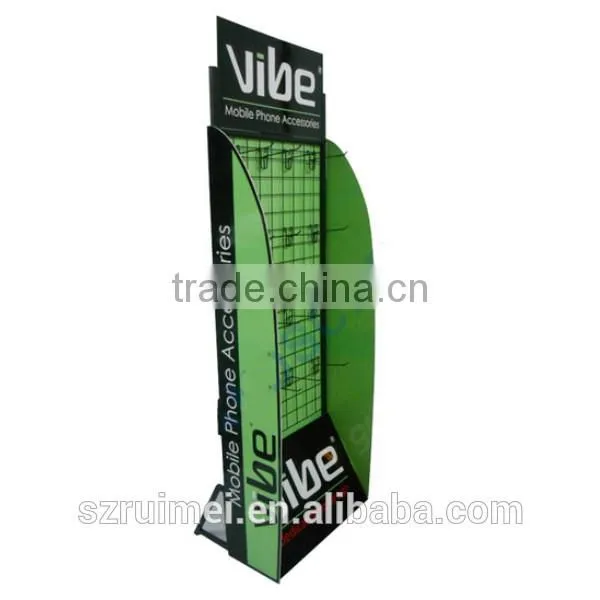 Metal cell phone accessory display rack