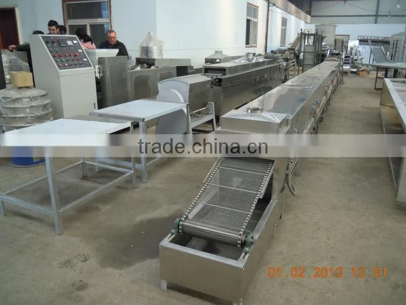 popular fired food/corn chips processing line