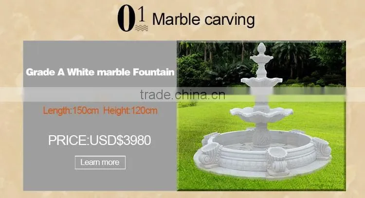 Garden stone wall figures fountain For Decor