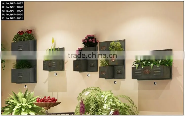 metal frame colorful drawers Antique living room cabinets