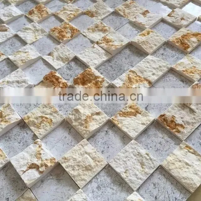 Chinese natural stone beige culture stone tiles