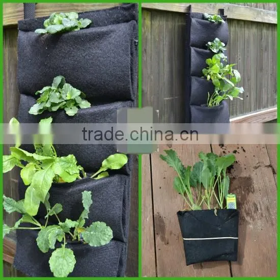 Felt Fabric Living Wall Mounted Planter Vertical Garden Systems