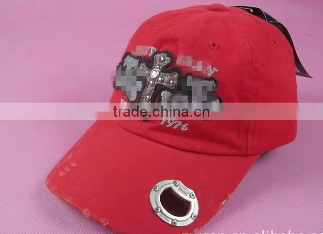 fashion baseball cap with bottle opener/korean fashion caps