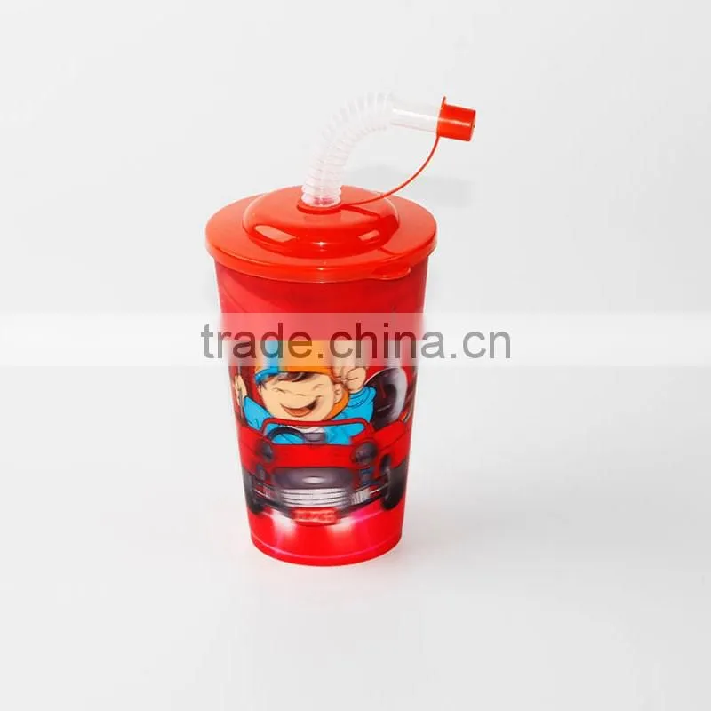 350ML Plastic 3D Kids drinking cup