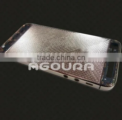 new luxury small lattice rose gold back cover for iphone 5s, rose gold housing
