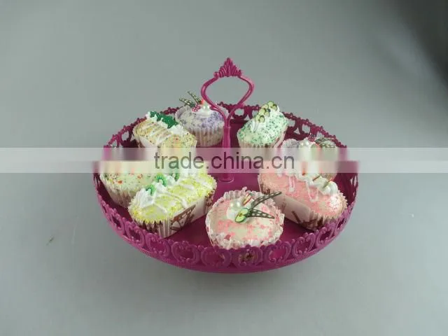 Metal material cake stand for weeding/daily use